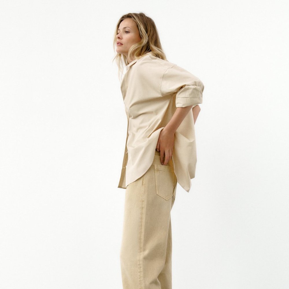 ZARA POPLIN SHIRT M